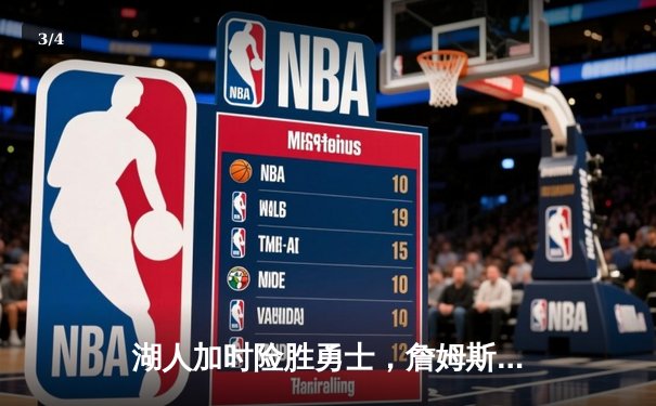 湖人加时险胜勇士，詹姆斯三双闪耀全场 - 3